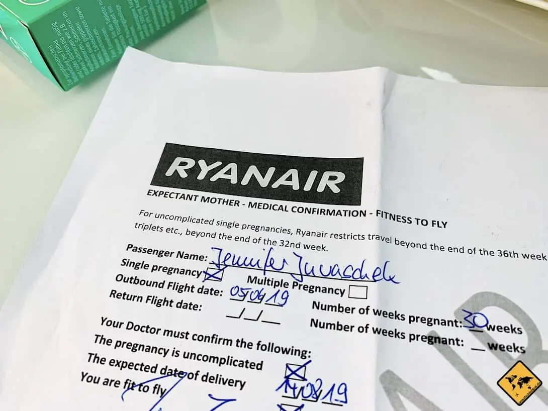 ryanair schwangerschaft - Bis wann darf man fliegen Ryanair