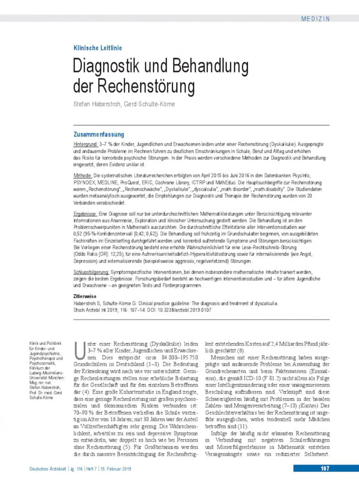dyskalkulie psychische ursachen - In welchen Bereichen haben Kinder mit Rechenstörungen häufig weitere Probleme