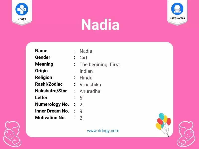 nadia name - Ist Nadia ein muslimischer Name