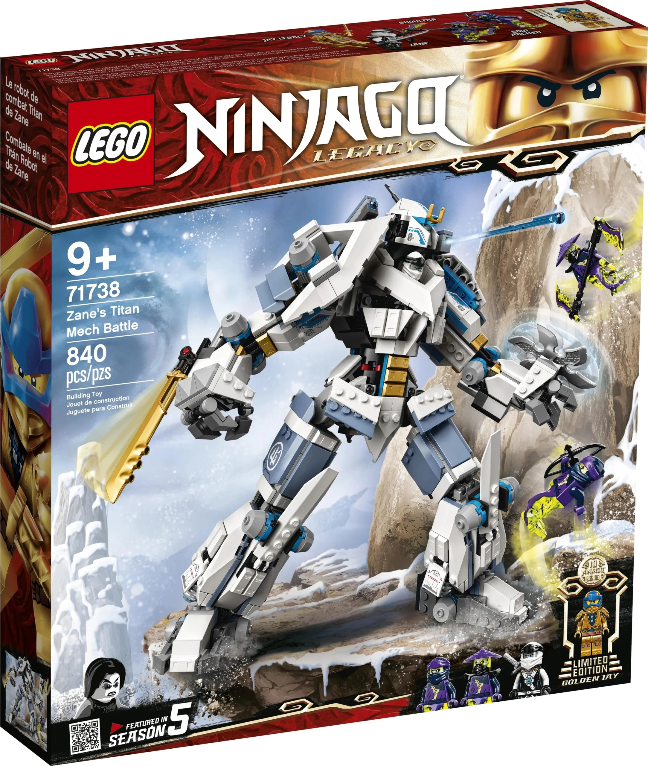 lego ninjago zanes titan mech - Ist Zane der Eis Kaiser