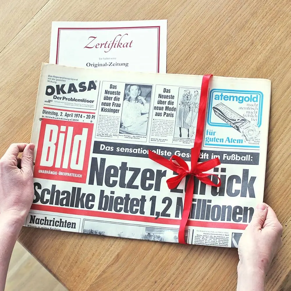 zeitung vom tag der geburt günstig - Kann man alte Zeitungen verkaufen