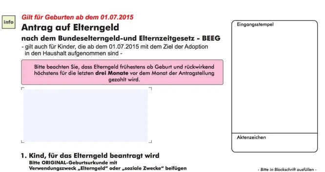 elterngeldantrag vor geburt einreichen - Kann man Elterngeld ohne Geburtsurkunde beantragen