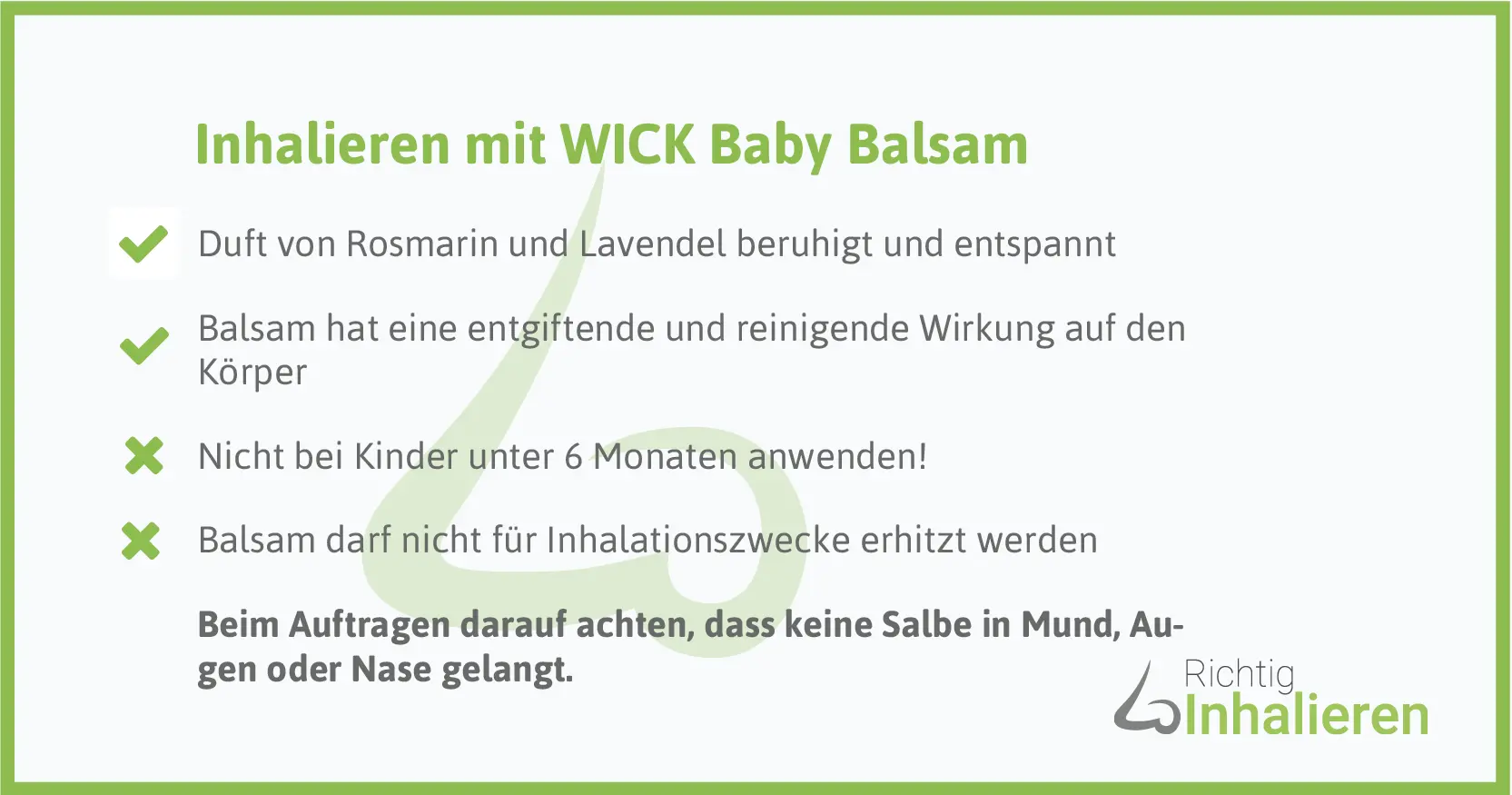 wick vaporub inhalieren schwangerschaft - Kann man WICK VapoRub auch zum Inhalieren nehmen