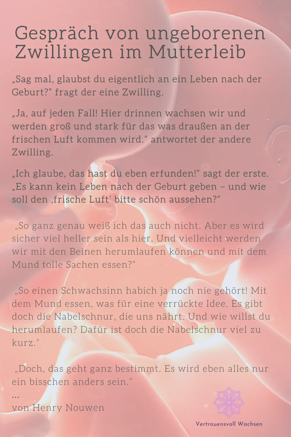 geschichte zwillinge leben nach der geburt - Können Zwillinge an verschiedenen Tagen gezeugt werden
