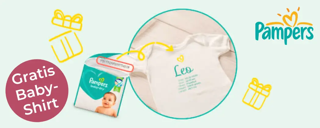 pampers club geschenk zur geburt - Wann bekommt man das Pampers T Shirt
