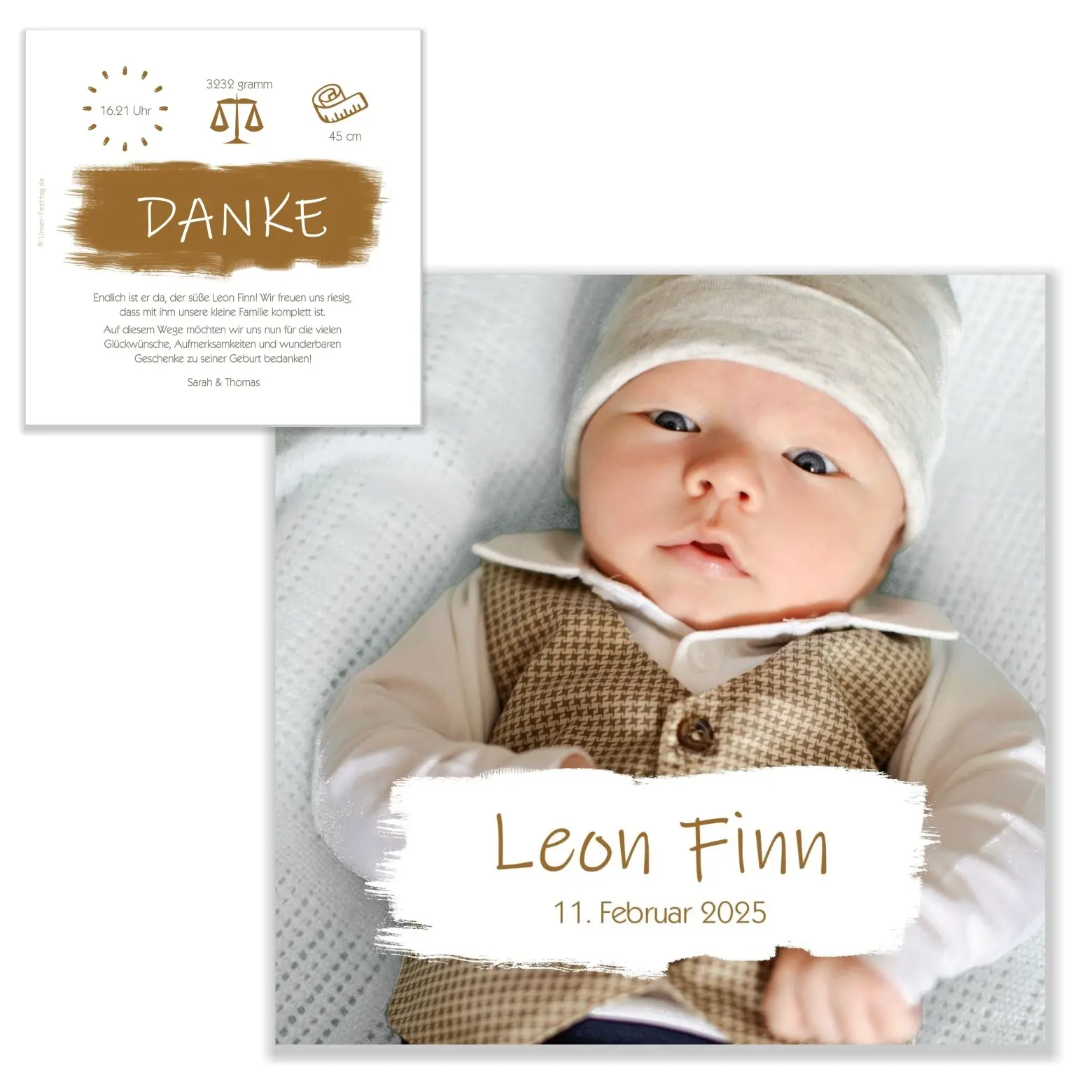 ausgefallene dankeskarten geburt - Wann Dankeskarten
