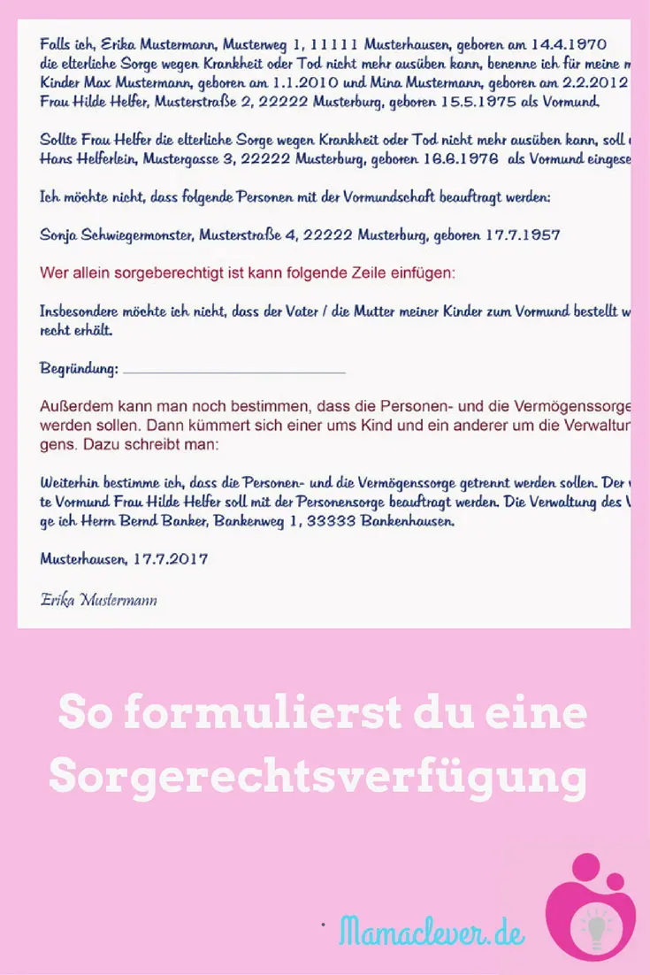 sorgerechtsverfügung kinder - Wann greift eine Sorgerechtsverfügung