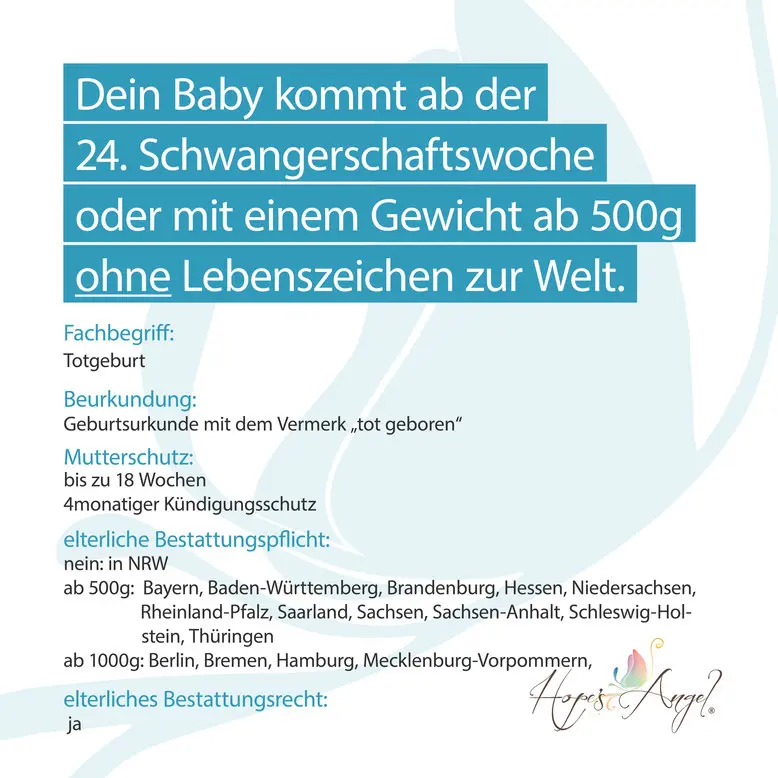 stille geburt mutterschutz - Wann nach stiller Geburt wieder arbeiten