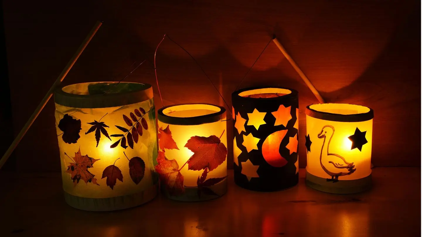 basteln zu st martin mit kindern - Was braucht man alles zum Laterne basteln