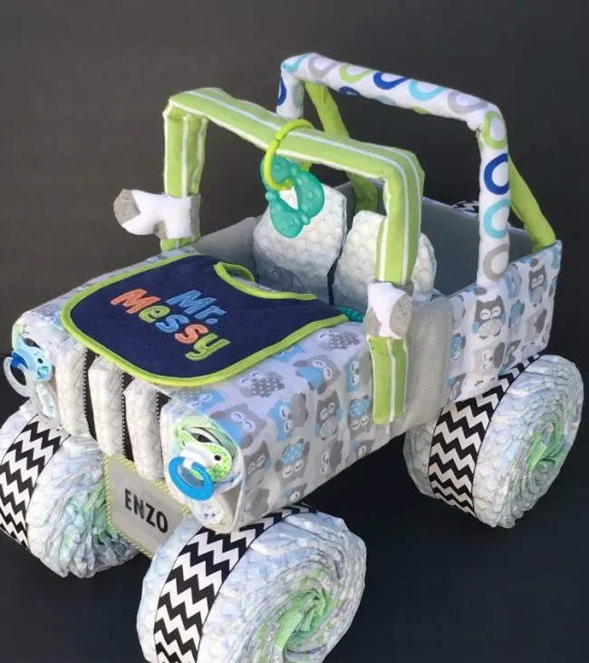 windeltorte auto selber machen - Was braucht man für ein Windelmotorrad