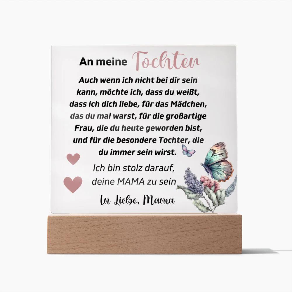 gedicht stolz auf meine tochter - Was ist eine Mama Spruch