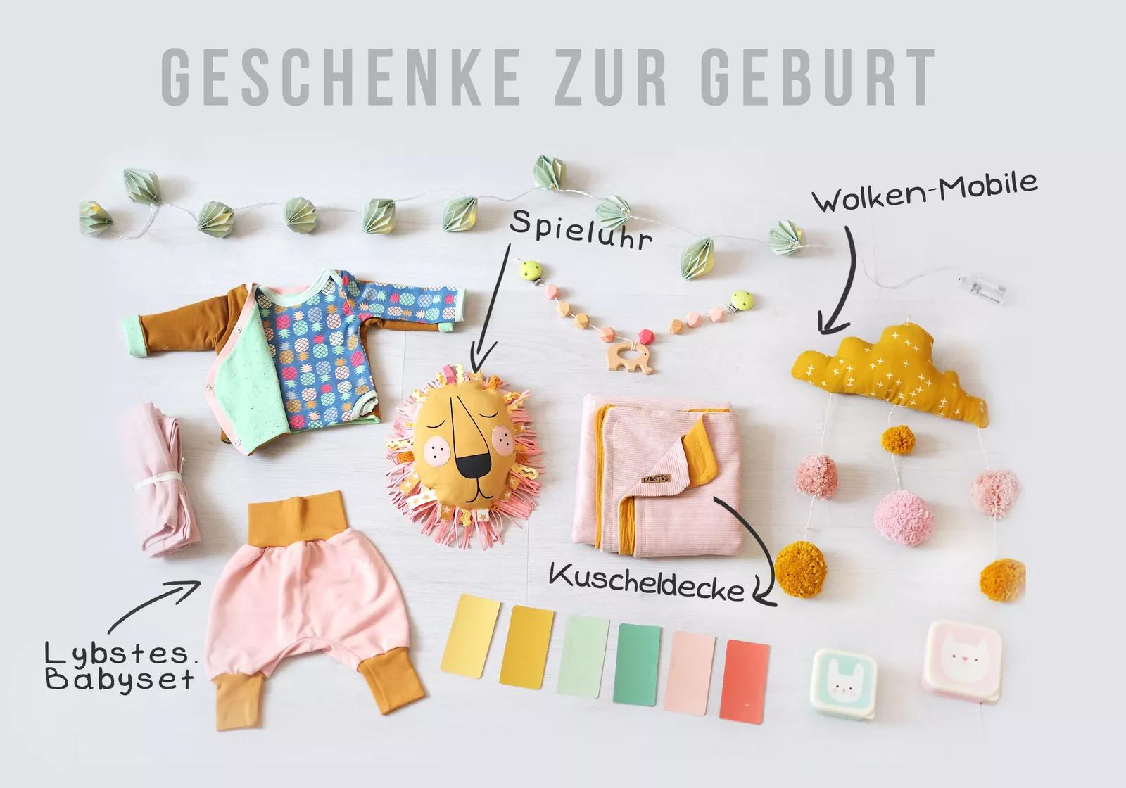 schnelles geschenk zur geburt nähen - Was kann ich für mein Baby nähen