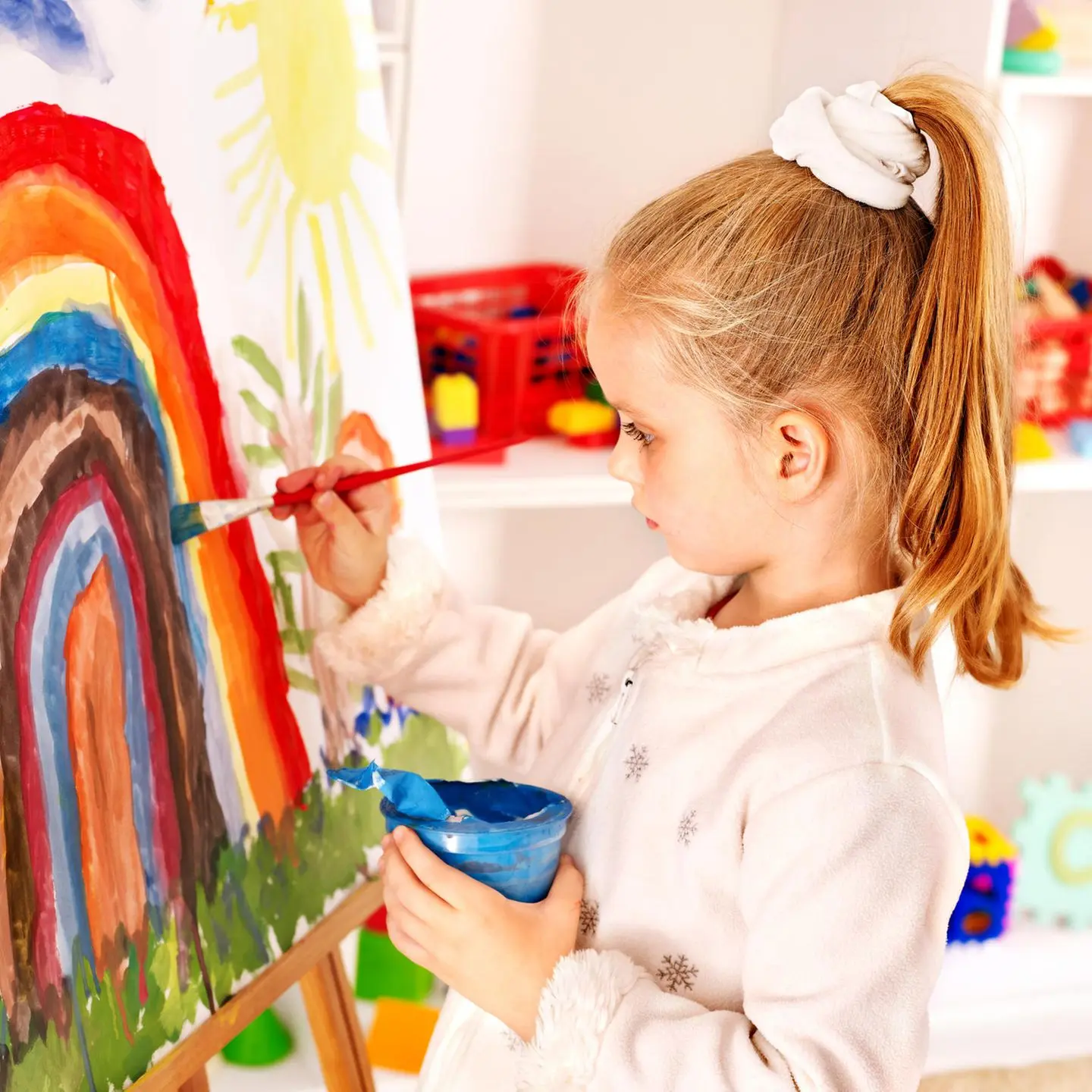 bild gestalten mit kindern - Was kann man alles mit einer Leinwand machen