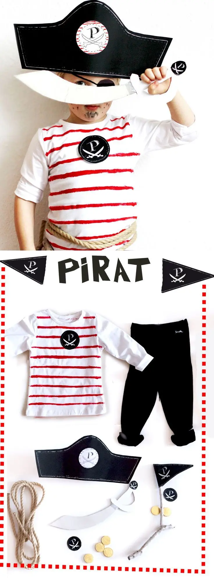 piratenkostüm selbst gemacht - Was kann man als Pirat anziehen