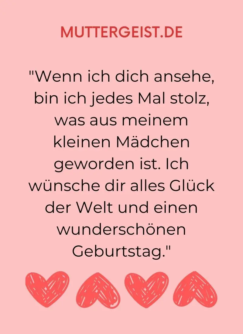 geburtssprüche tochter - Was kann man einem Mädchen zum Geburtstag schreiben