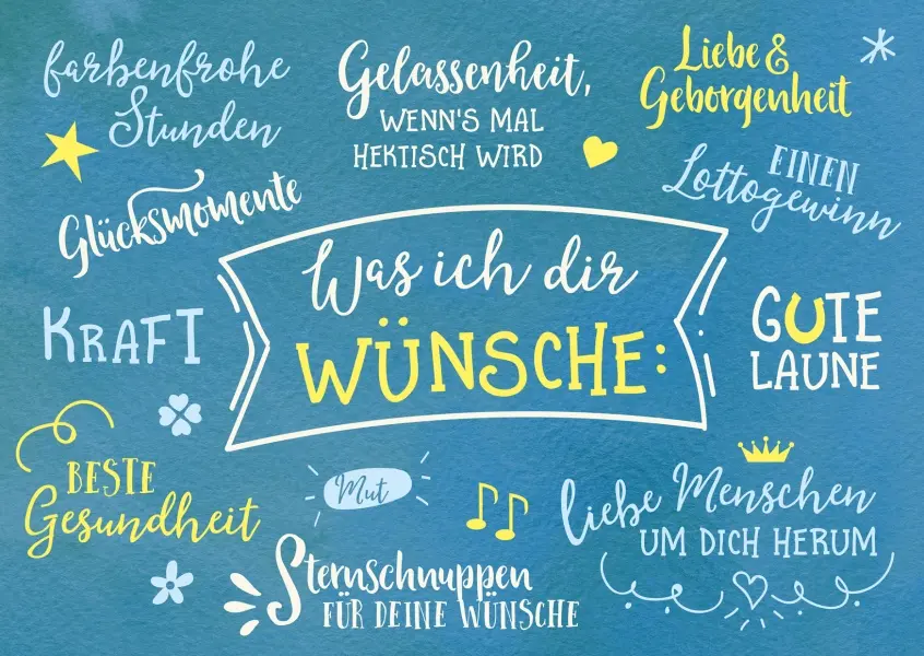 sprüche wünsche - Was kann man von Herzen wünschen