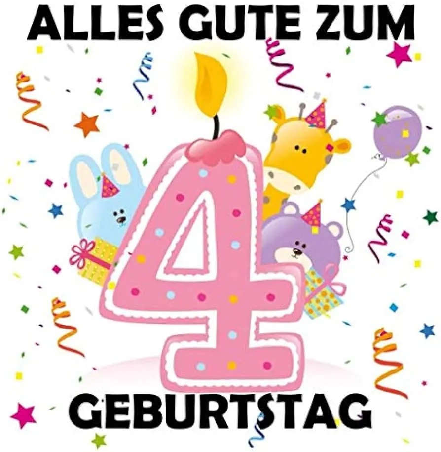 vierter geburtstag - Was macht man am 4 Kindergeburtstag