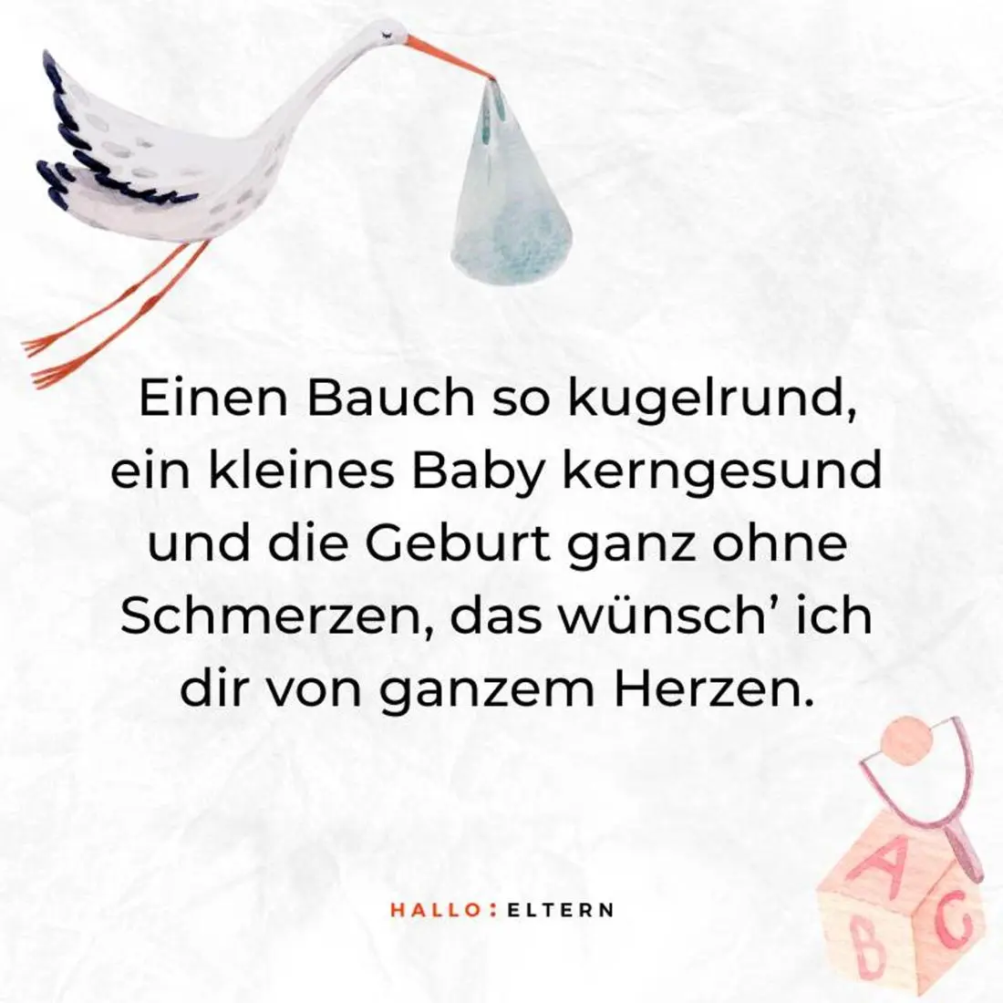 wünsche zur schwangerschaft - Was schreibt man einer werdenden Mutter zum Geburtstag