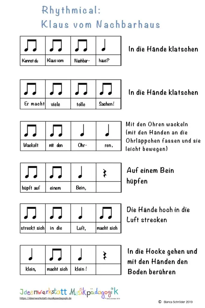 Rhythmische Klatschspiele im Kindergarten: Ein Fest für Körper und Geist - Was sind rhythmische Spiele rhythmische klatschspiele kindergarten - Was sind rhythmische Spiele