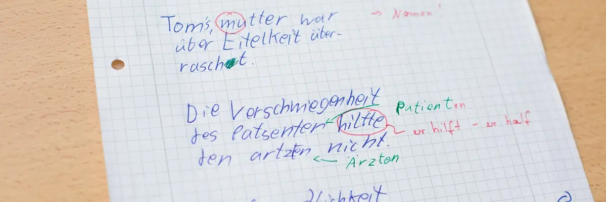 symptome lrs - Was sind typische LRS Fehler