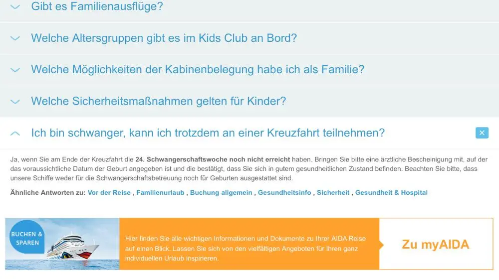 aida schwangerschaft nicht angeben - Was zahlen Babys bei AIDA