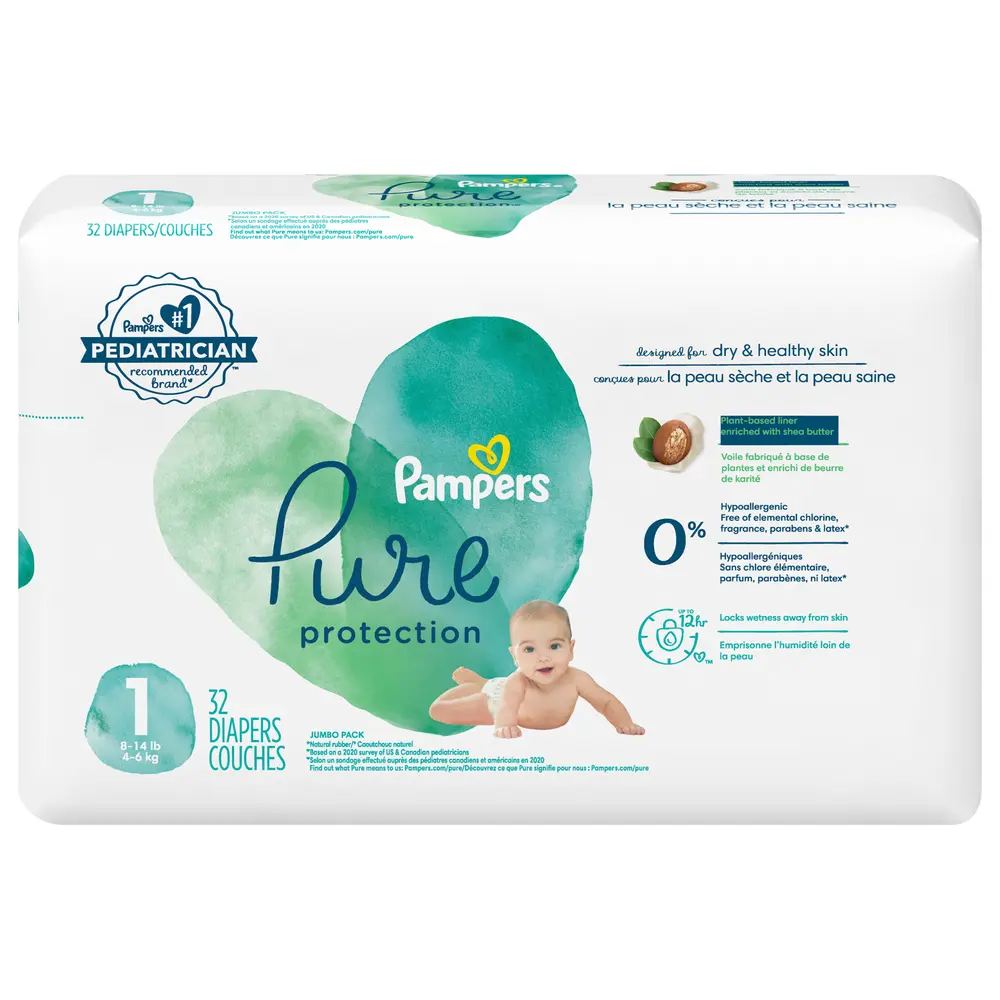pampers pure - Welche Pampers bei empfindlicher Haut