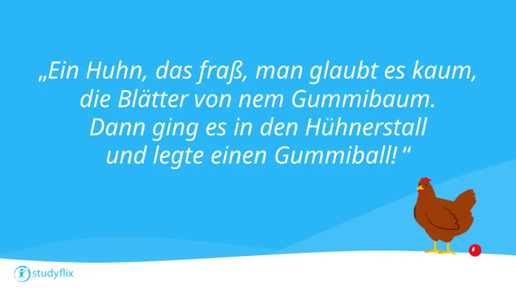 schöne reime - Welche Reime gibt es in einem Gedicht