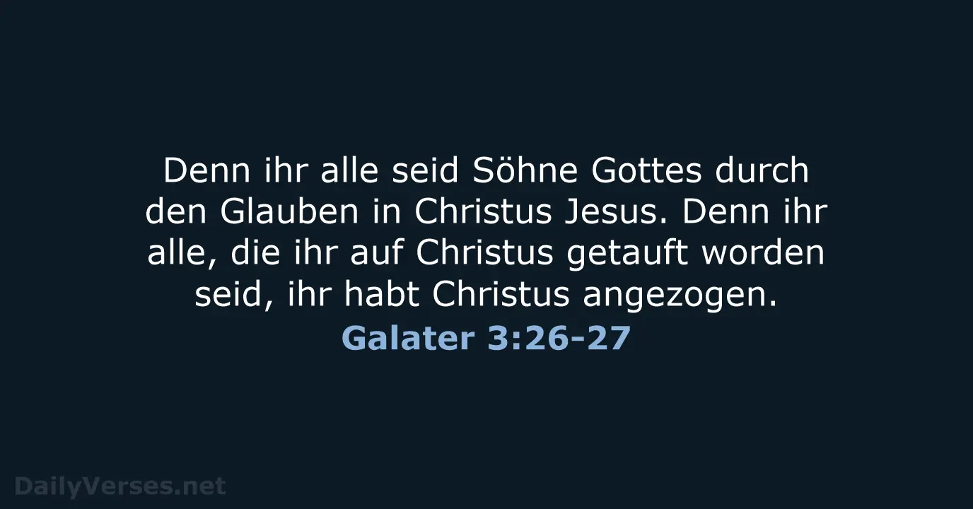 bibelvers taufe - Welchen Satz spricht Gott nach der Taufe