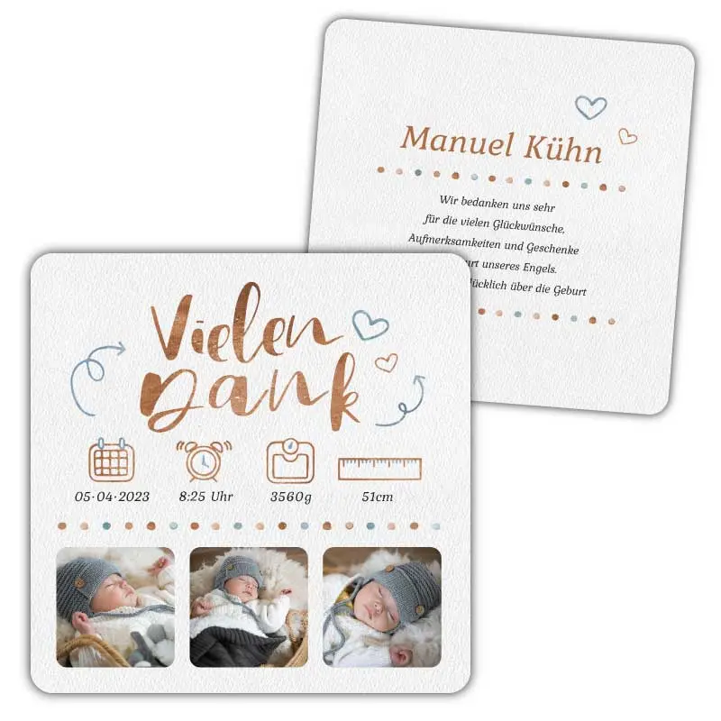 danksagungskarten geburt günstig - Wem schickt man Geburtskarten