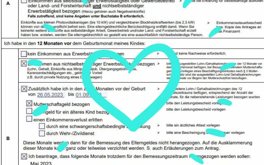 erklärung zum einkommen vor der geburt des kindes - Wer muss Erklärung zum Einkommen ausfüllen