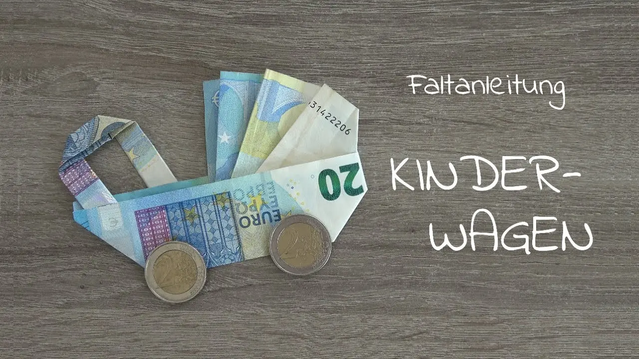 geldschein falten geburt - Wie befestige ich gefaltete Geldscheine