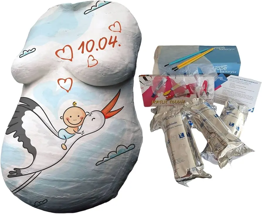 abdruck bauch schwangerschaft - Wie Gipsbauch aufhängen