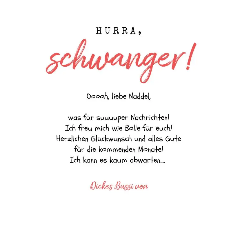 glückwunsch zur schwangerschaft karte - Wie gratuliert man zu einer Schwangerschaft