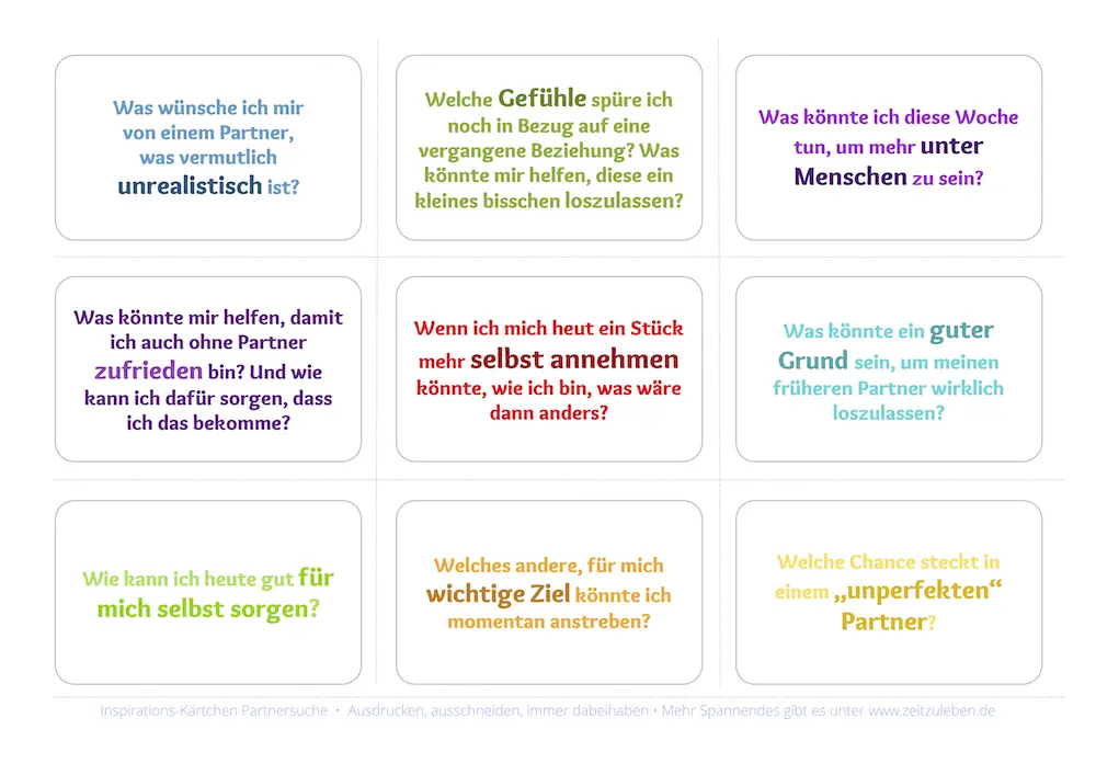 neuen partner finden - Wie lange dauert es einen neuen Partner zu finden