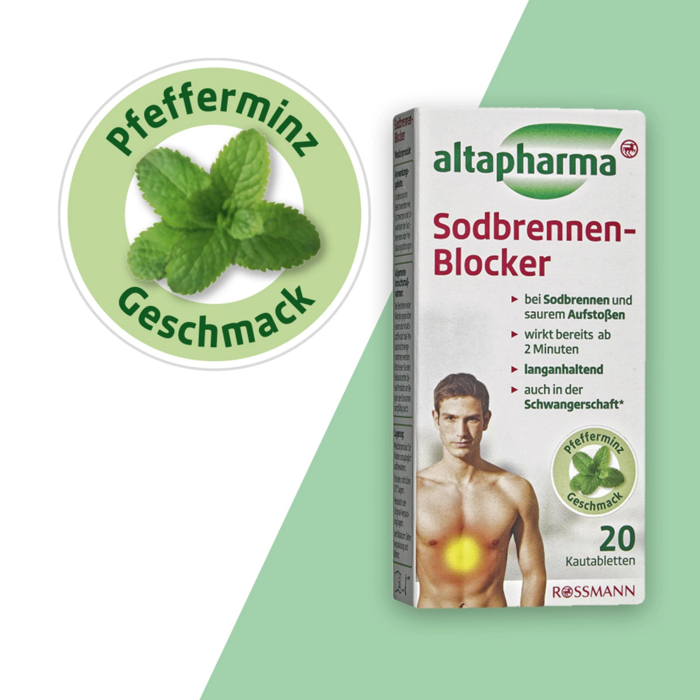 altapharma sodbrennen blocker schwangerschaft - Wie nimmt man Sodbrennen Blocker ein