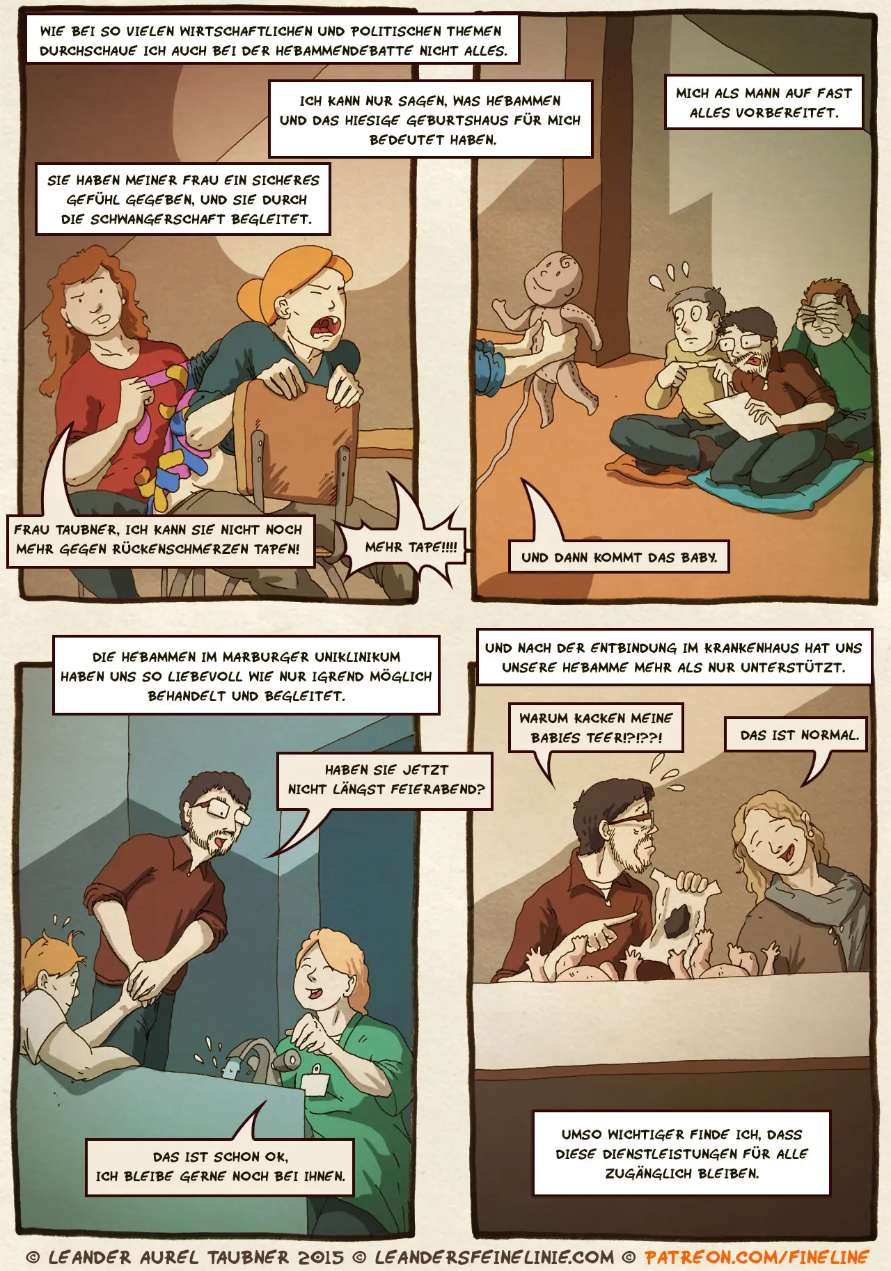 geburt comic - Wie plötzlich kann die Geburt losgehen