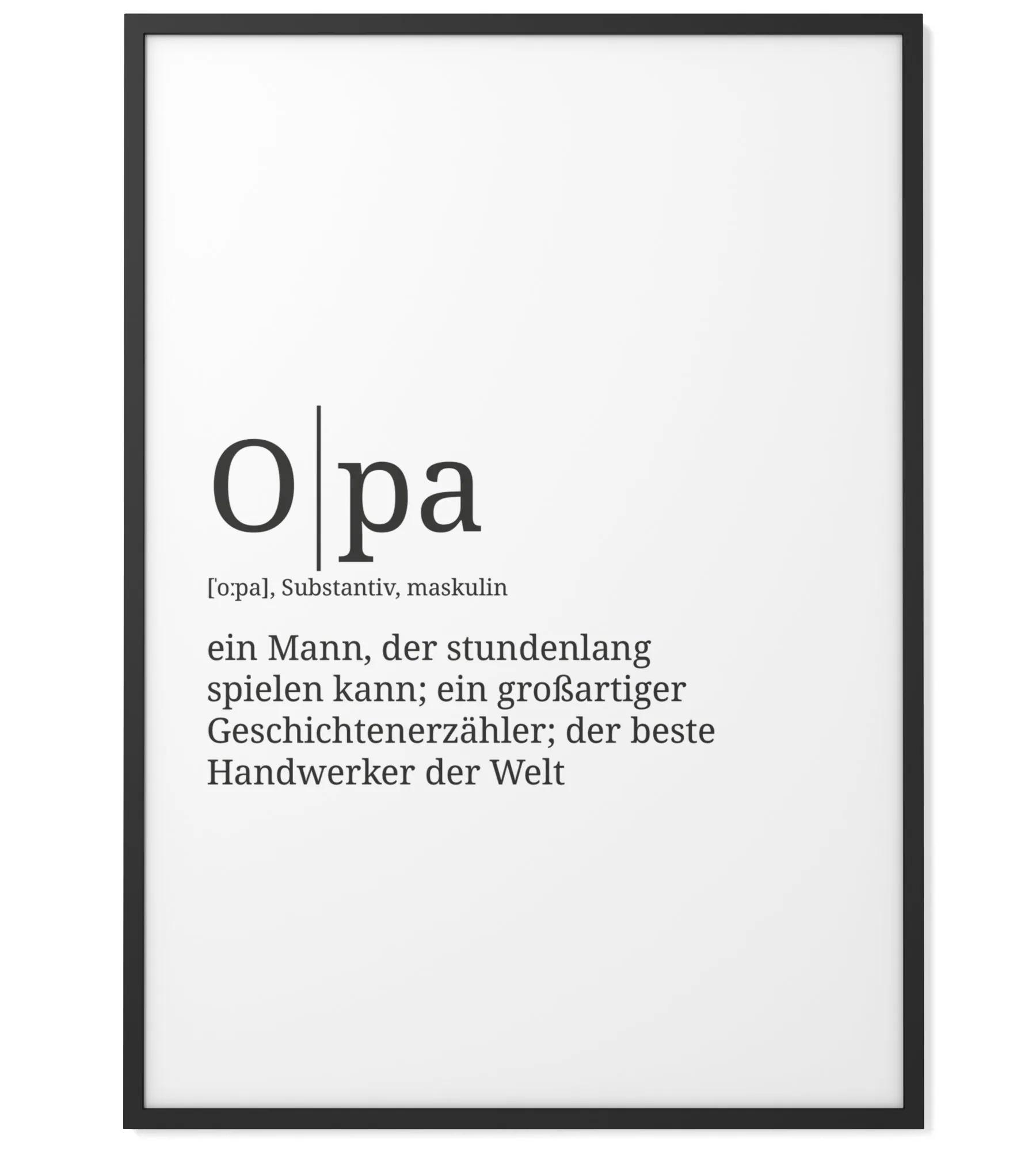 spruch opa - Wie sagt man noch zu Opa