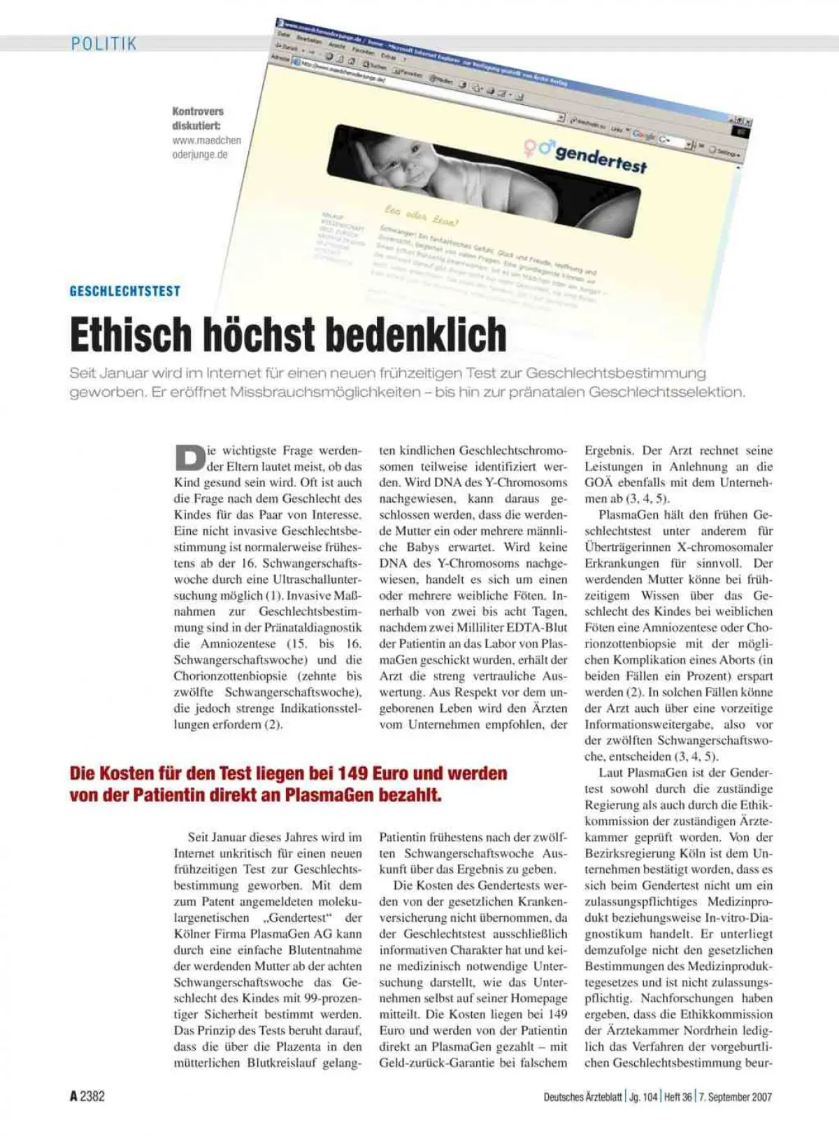 geschlecht bis zur geburt nicht erkennbar - Wie sicher ist der Bluttest zur Geschlechtsbestimmung