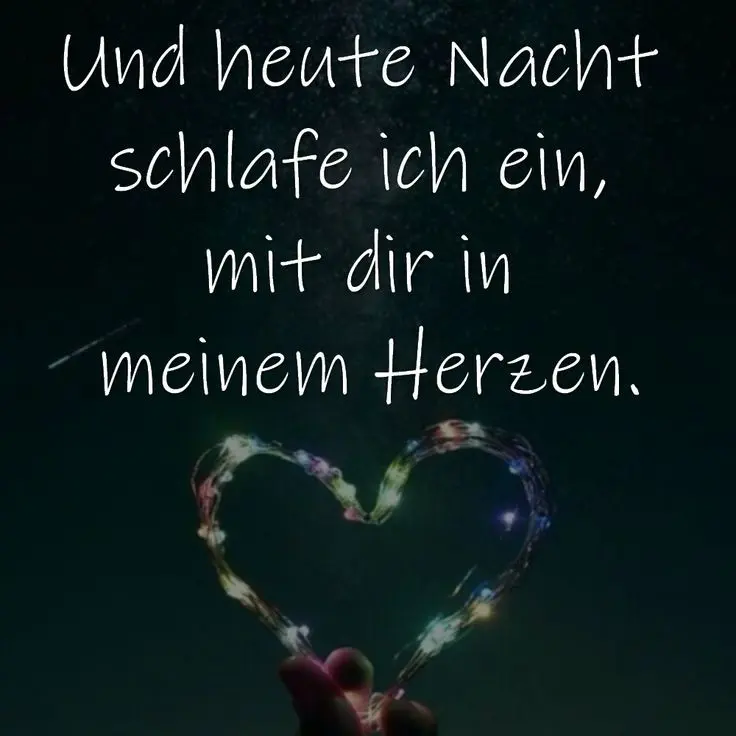 liebe gute nacht grüße mit herz - Wie süß gute Nacht sagen