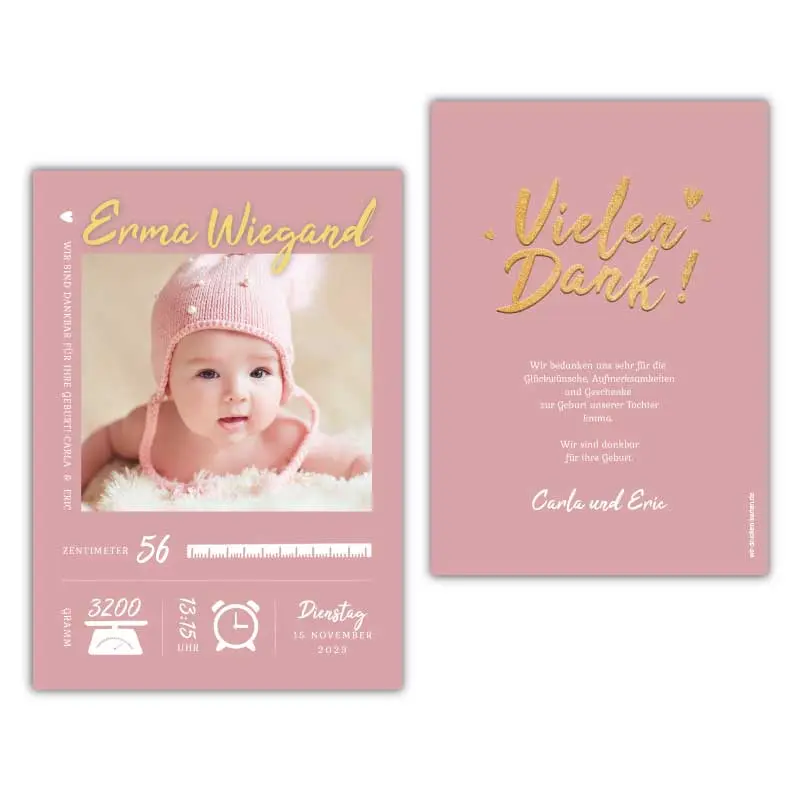 danksagung geburt günstig - Wie teuer ist eine Danksagung